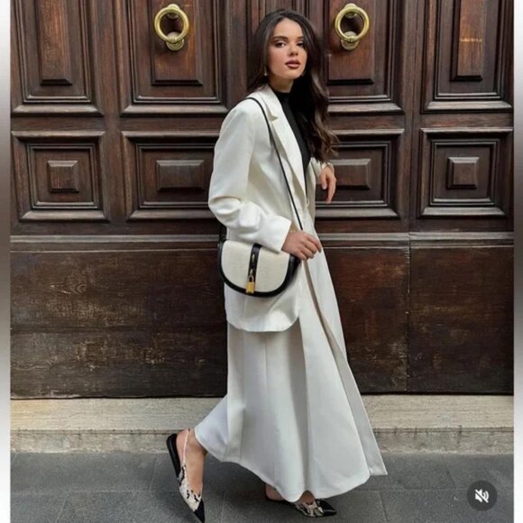 ZARA LAYERED BOX PLEAT SKIRT ZW COLLECTION - Picture 4 of 6